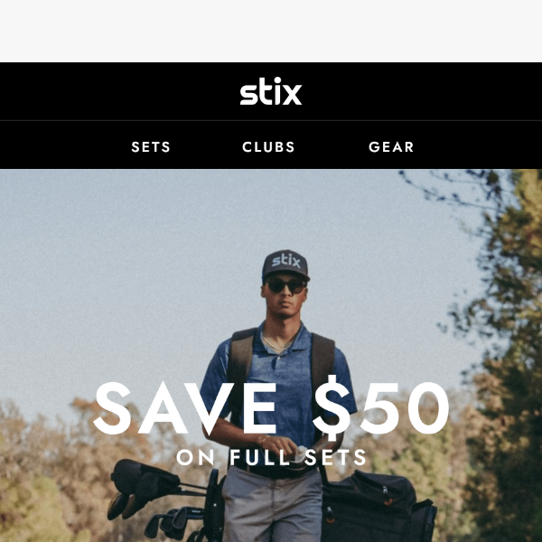 Start Golf Season With $50 Off 🏌
