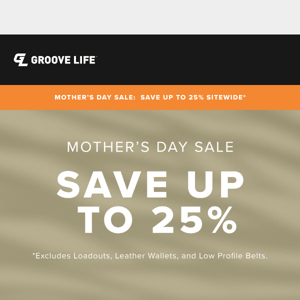 Did you hear about our Mother's Day Sale?