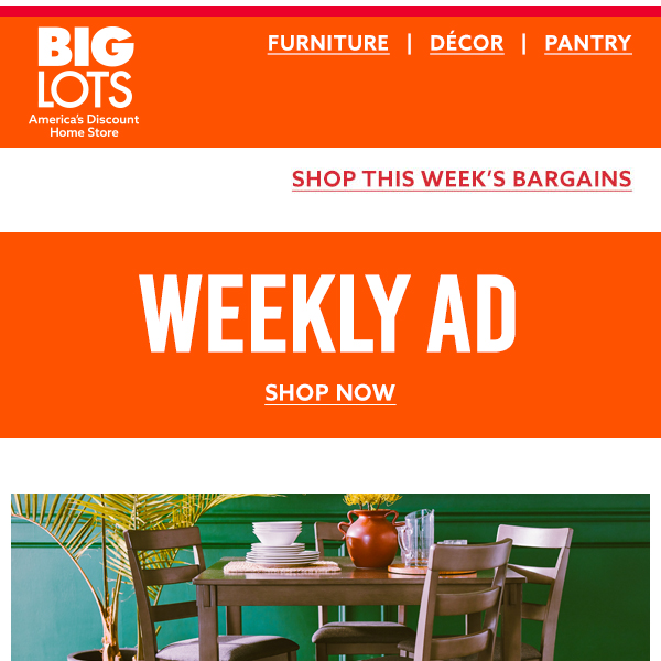 Shop the Weekly Ad + Bargains to Brag About!