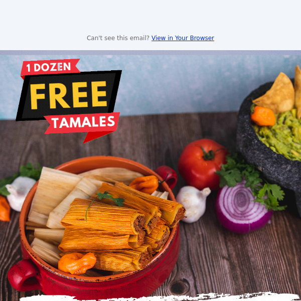 Texas Lone Star Tamales have you claimed your free tamales yet?