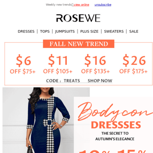 🍂 For Fall! BODYCON DRESSSES.