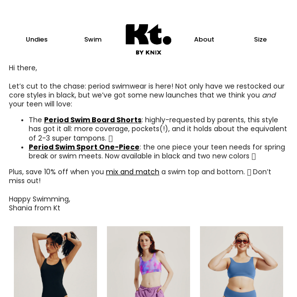 Knix Teen - Latest Emails, Sales & Deals