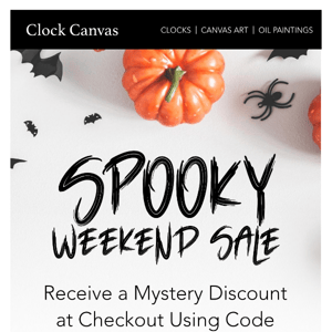 Don't Miss Our Spooky Weekend Sale! 👻