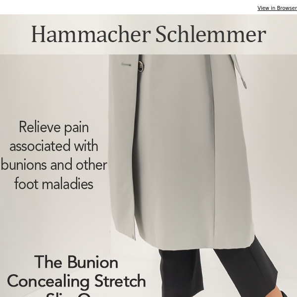 The Bunion Concealing Stretch Slip Ons