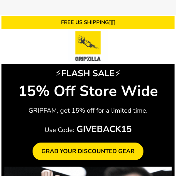 15% Off Flash Sale ⚡