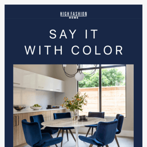 Say it with Color: The Astra Dining Chair