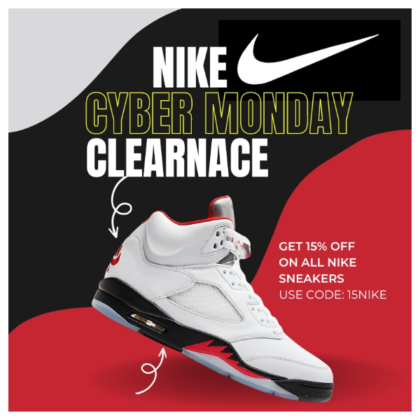 🚨CYBER MONDAY - Don't Miss 15% OFF Nike🚨
