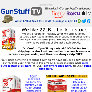 👀 More 22LR ammo $2.68/box