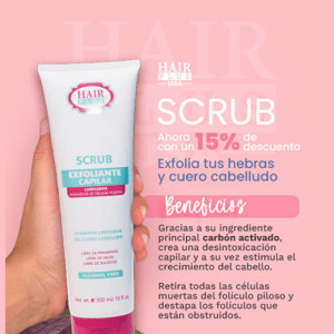 SCRUB: ¡Llévatelo con un 15% de descuento!