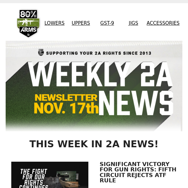 2A Newsletter - Week of November 17th! 🚨