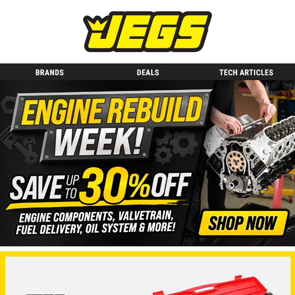 Engine Rebuild Week: Savings Up To 30% Off!