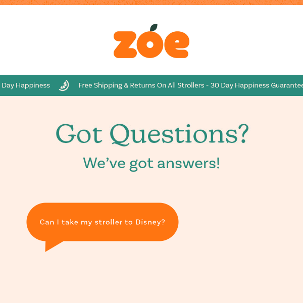 Got Questions About Zoe?