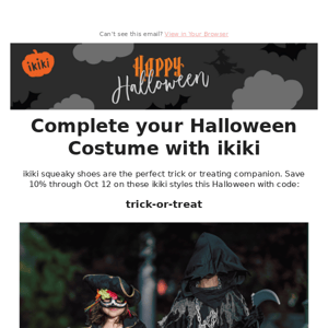 Complete your Halloween Costume with ikiki