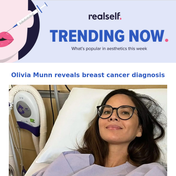 Breaking: Olivia Munn had a double mastectomy