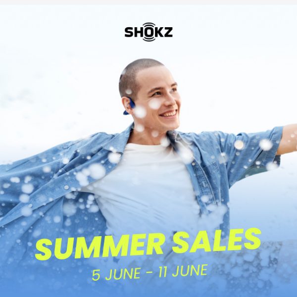 Vibration Season—Summer Sale Is On Its Way