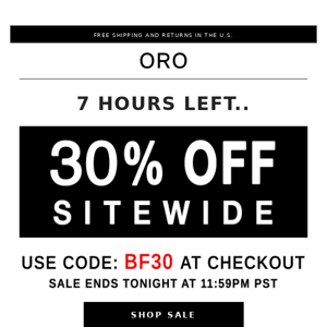 Black Friday Sale Done in 7 Hours! Don't Snooze..
