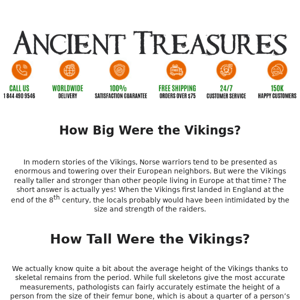 How Big were the vikings?