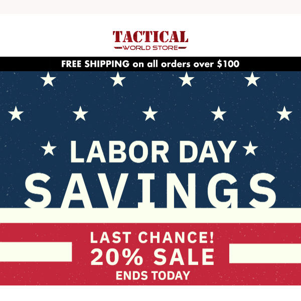 Jump On It! Last Chance to Save at Tactical World