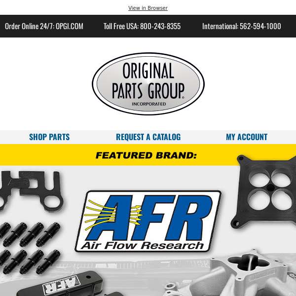 OPGI Featured Brand: Air Flow Research