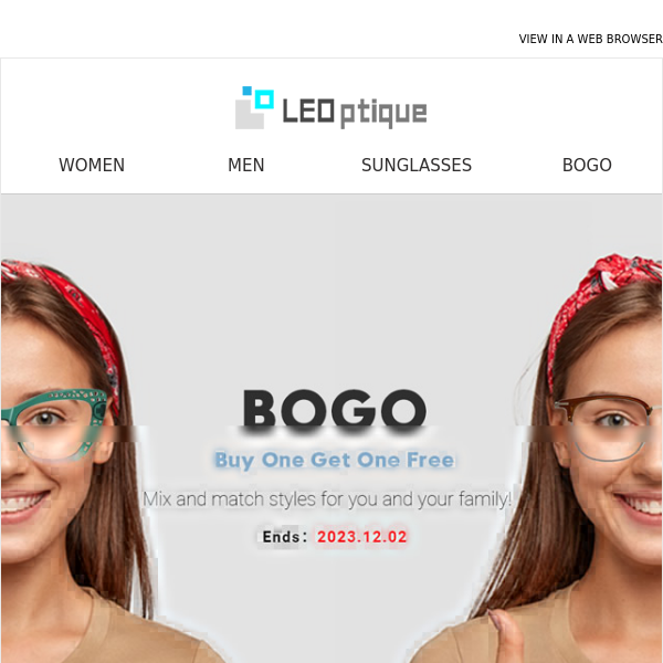 BOGO Sale! Up to 50% Off &amp; Start at 0.99! ✨ Fashion &amp; Affordable eyeglasses! All 30% Off!