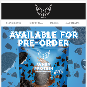 Double Choc Cookie Whey Protein Available For Pre-Order! 🍪