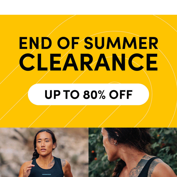 End of summer clearance selling fast!!