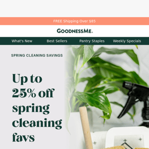 Natural Cleaning Sale🧽Up to 25% off!🧹