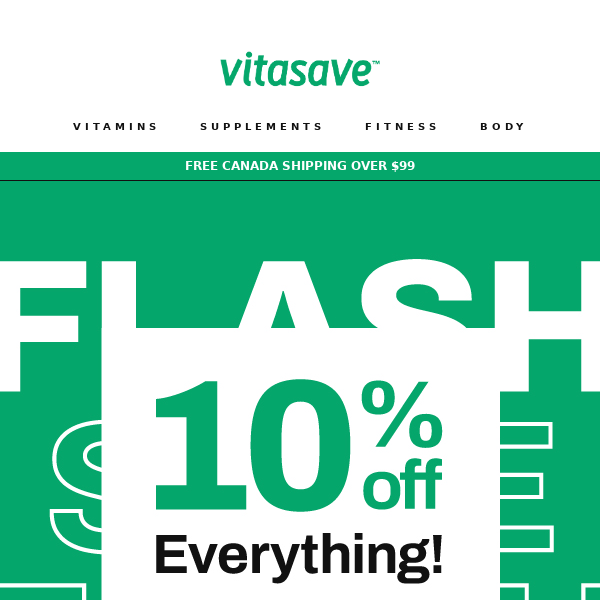 10% Off Everything: Don't Miss the Flash Sale! 🎉