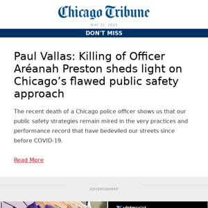 Paul Vallas: Killing of Officer Aréanah Preston sheds light on Chicago’s flawed public safety approach