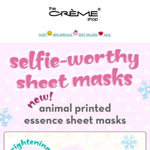 ALL NEW!🎄✨Holiday Printed Sheet Masks