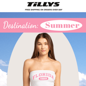 Destination: Summer ☀️ Tees and Tubes