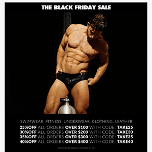 Spend More, Save More. The Charlie Black Friday Sale.