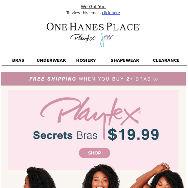 One Hanes Place: Hurry: Semi Annual Sale Prices End Soon!