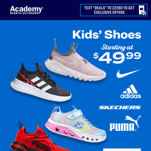 Kids’ Shoes from Top Brands, Starting at $49.99