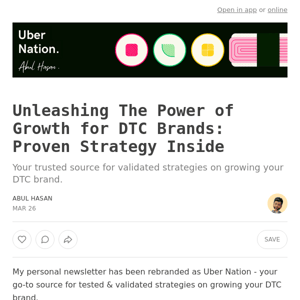 Unleashing The Power of Growth for DTC Brands: Proven Strategy Inside