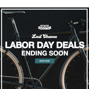 Labor Day Sale Ending Soon