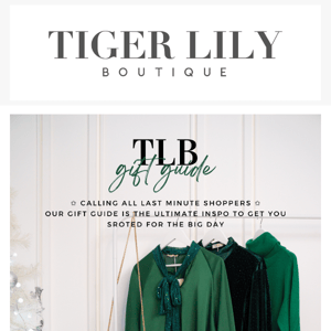 It's Not Too Late, Tiger Lily Boutique 🎁