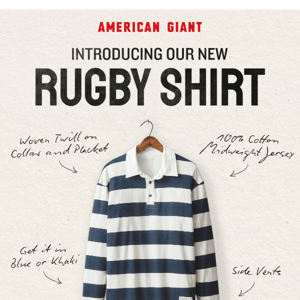 NEW: The Men's Rugby Shirt