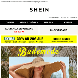 Extra-30% ab 29€🌊👙Bademode Saison ist voll im Gange