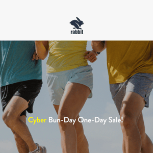 Hop to shop Cyber Bun-Day one-day shorts deal!