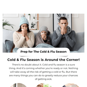 Prepare for the Cold & Flu Season with Suds2Go 🤧