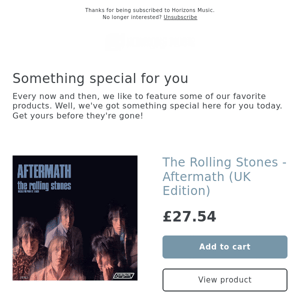 NEW! The Rolling Stones - Aftermath / The Rolling Stones - Between the Buttons
