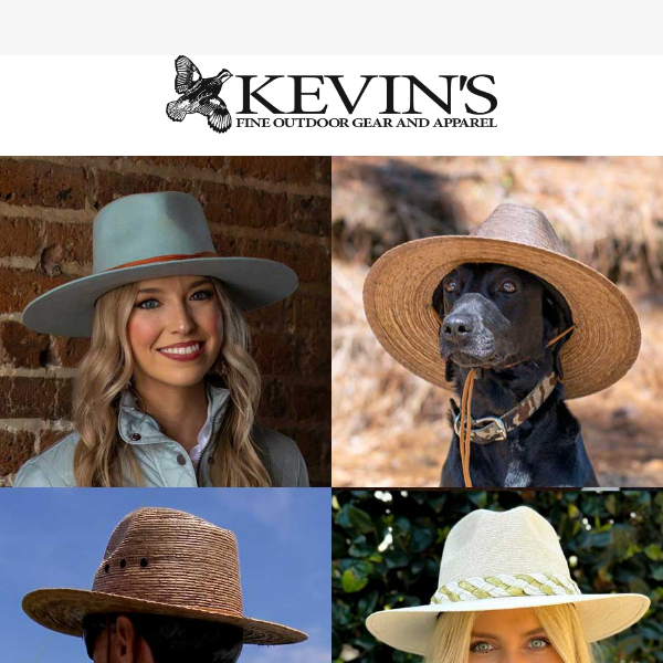 Keep it cool with spring/summer hats!