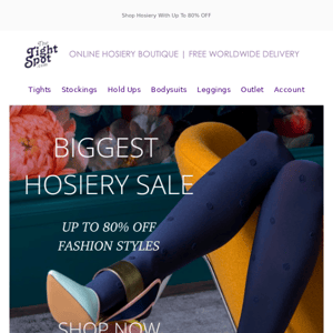 Up To 80% OFF 💥 Save BIG On Fashion Hosiery