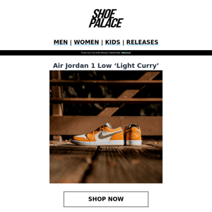 Air Jordan 1 Low 'Light Curry'