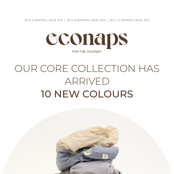 Introducing the Core Collection | 10 new colours