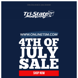 4TH OF JULY SALE NOW LIVE!