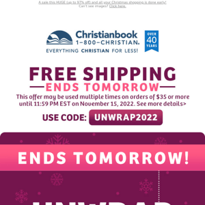 Ends Tomorrow: Free Shipping & Over 4,200 Deals Up to 97% Off!