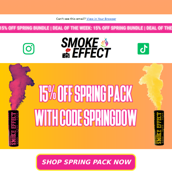 Spring has Sprung at Smoke Effect! 🧨