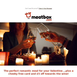 Plan early to treat the one you love, with Meatbox